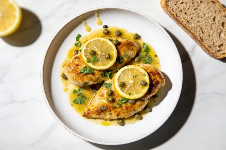Healthy Chicken Piccata
