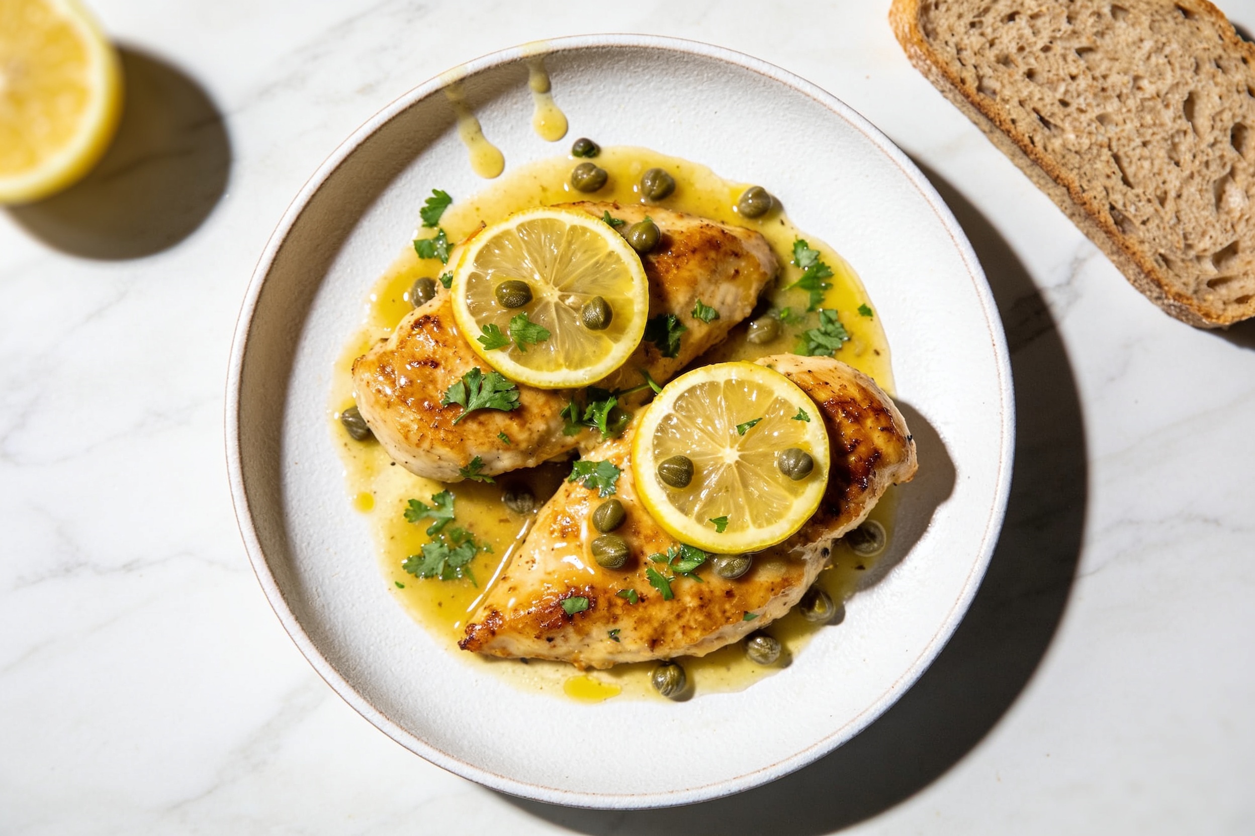 Healthy Chicken Piccata