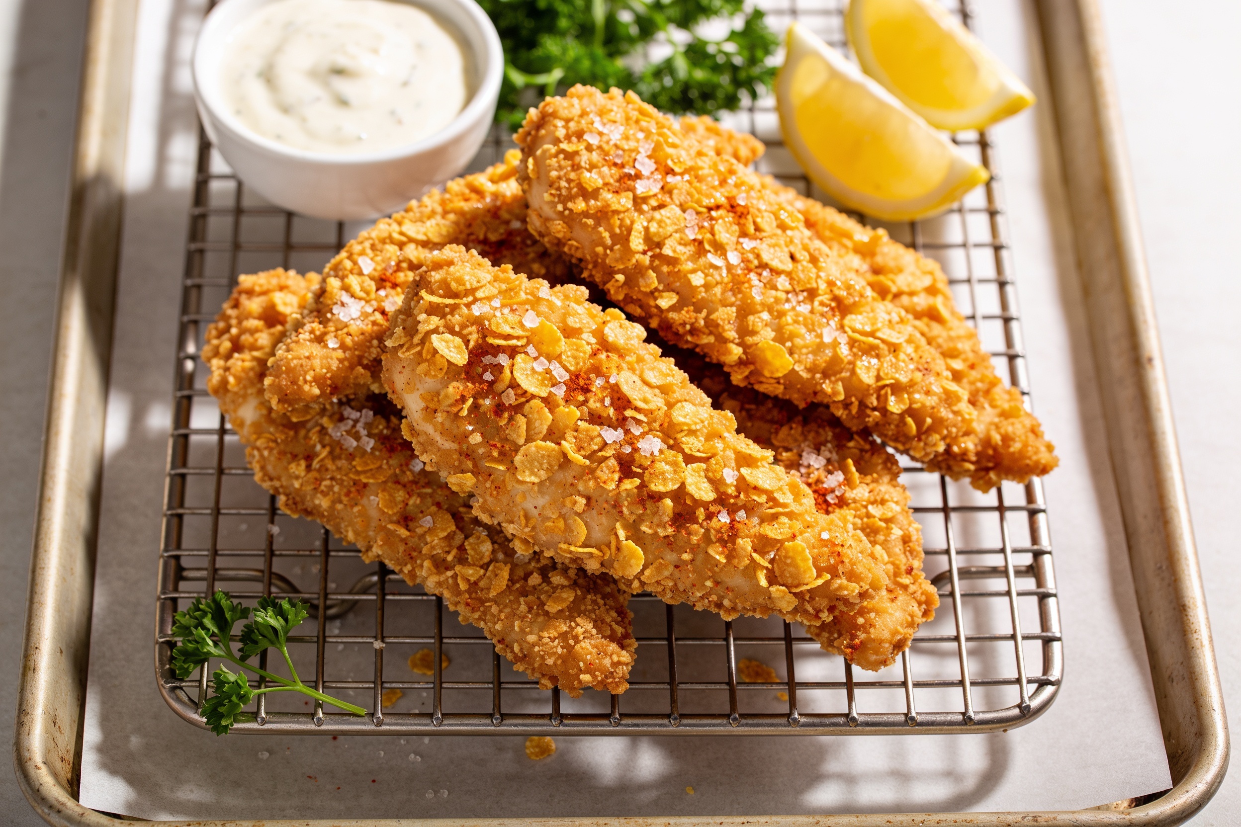 Healthy Oven-Baked Chicken Tenders