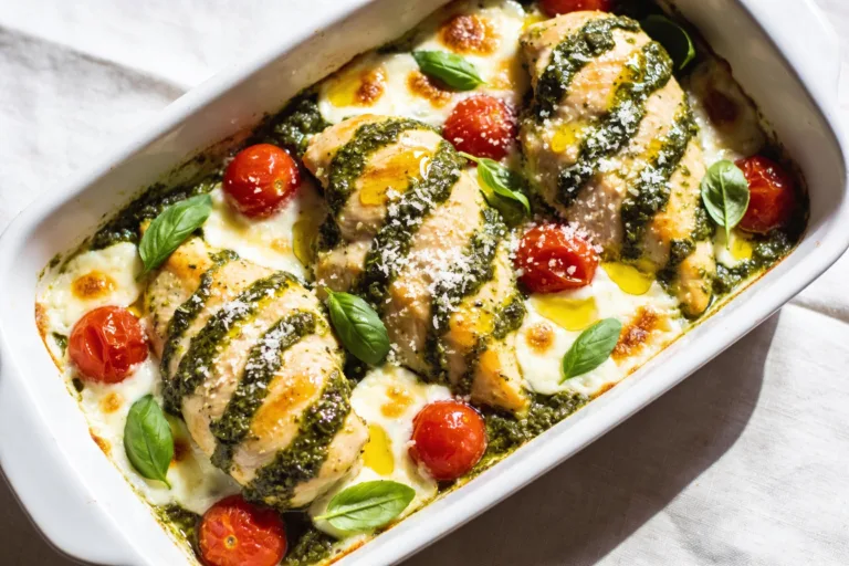Pesto Chicken Bake
