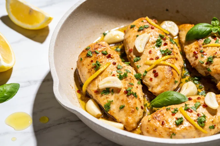 Healthy Chicken Scampi