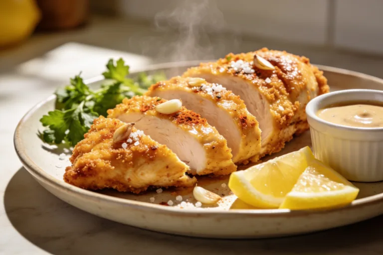 High Protein Crispy Air Fryer Chicken Breast