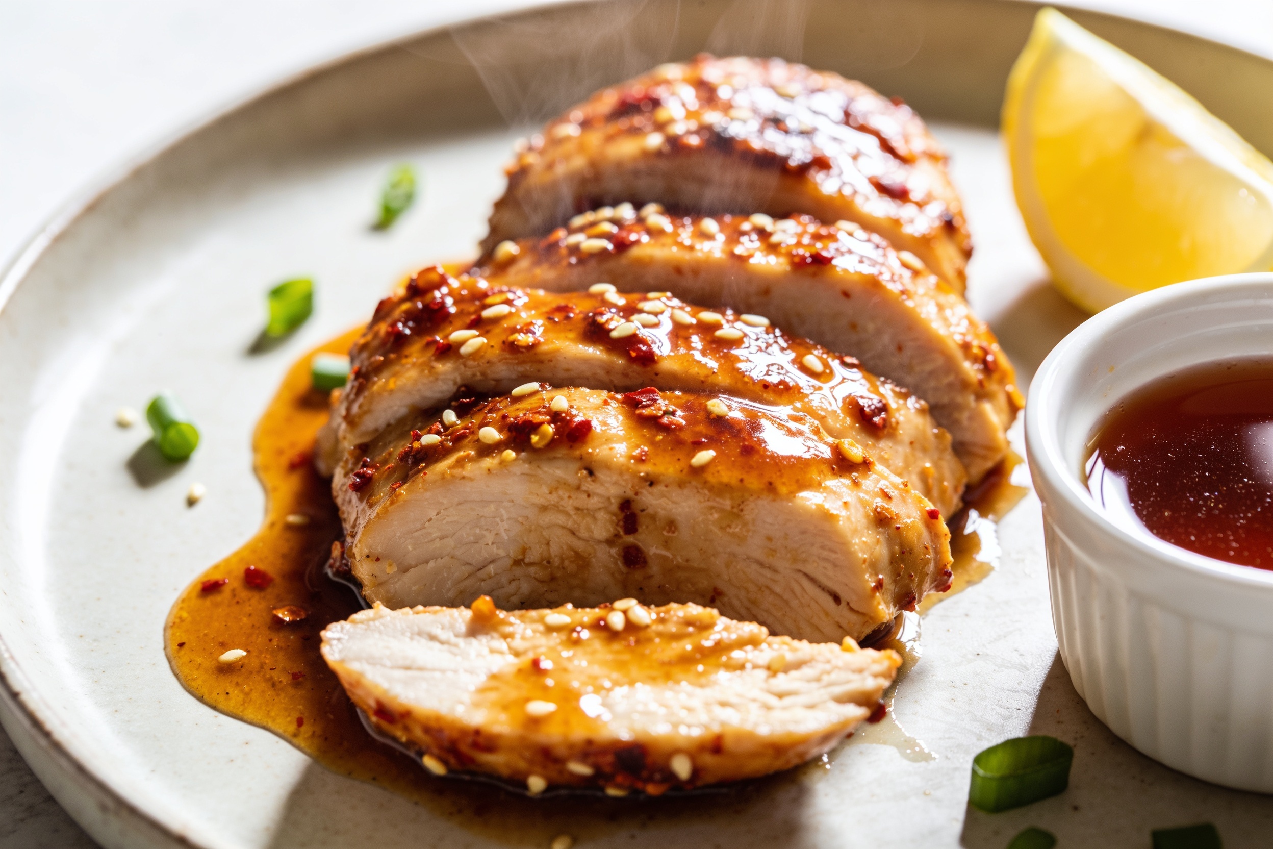 High Protein Hot Honey Chicken Breast