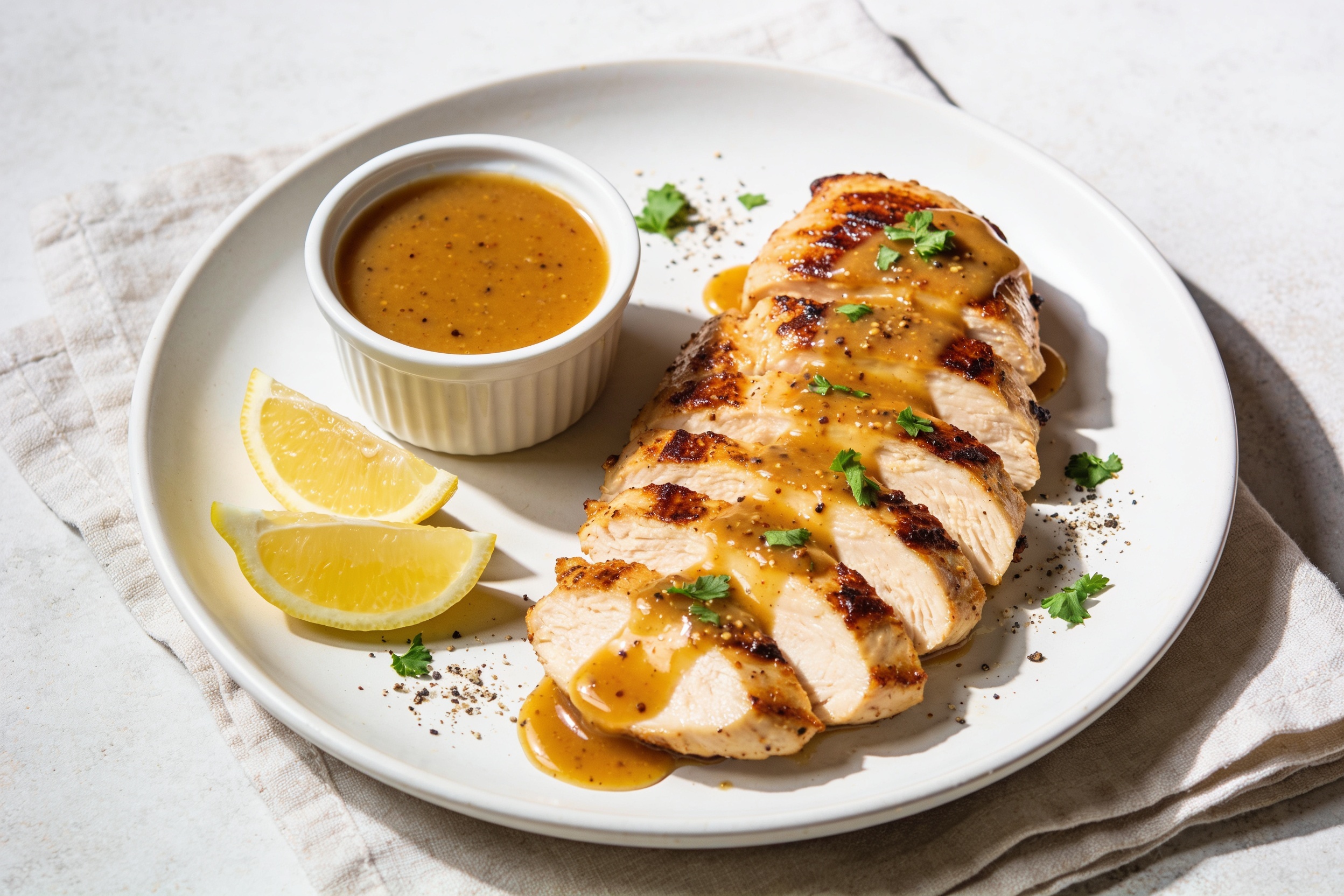 High Protein Honey Mustard Chicken Breast