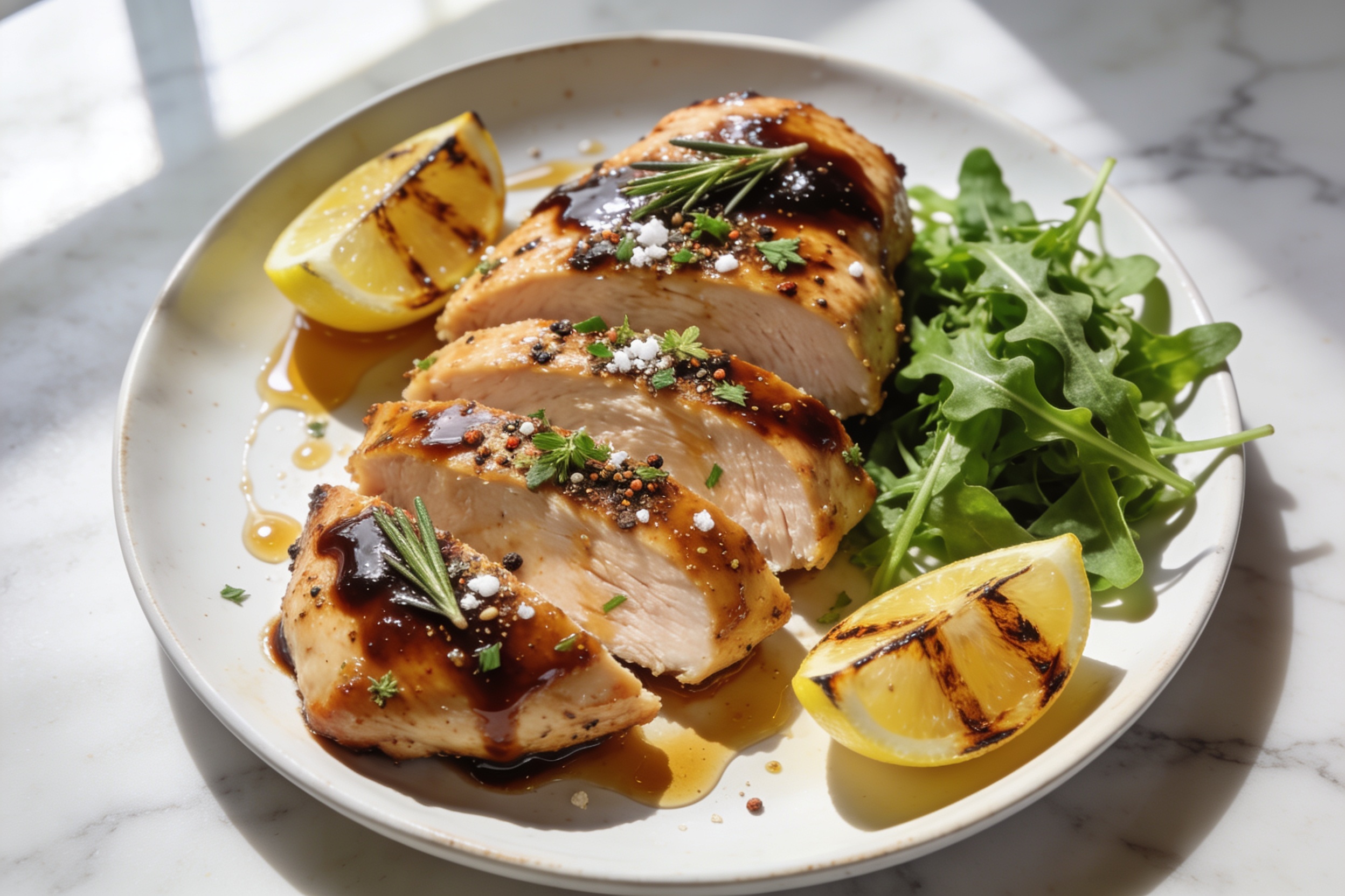 High Protein Balsamic Chicken Breast