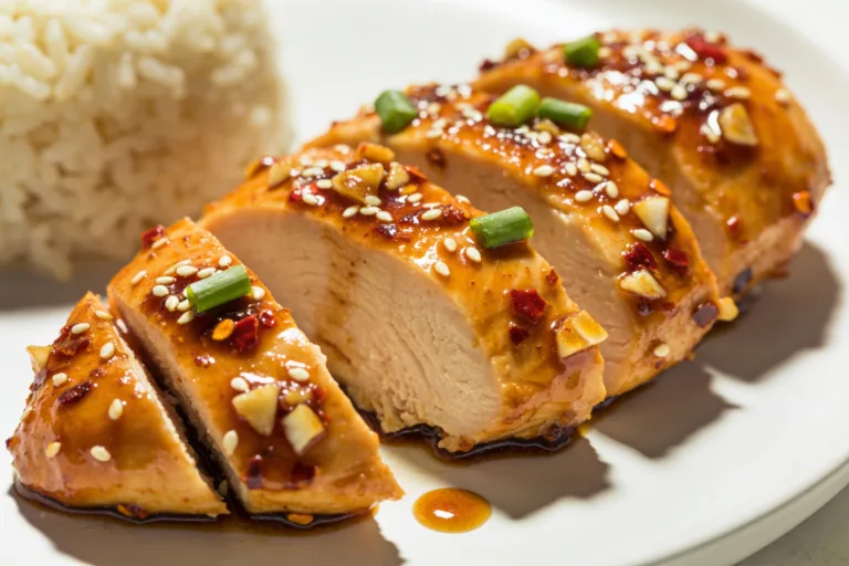 High Protein Honey Garlic Chicken Breast