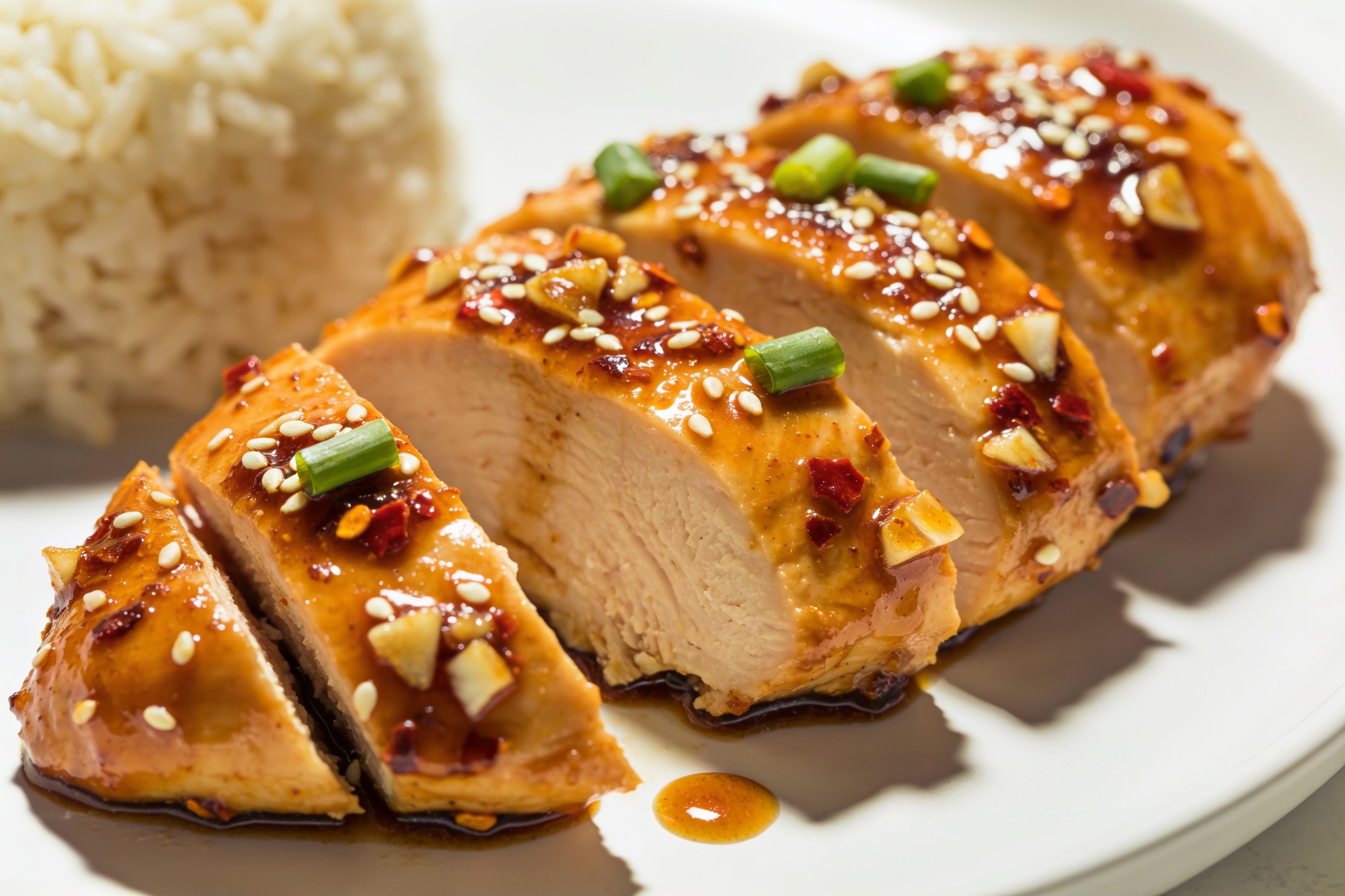 High Protein Honey Garlic Chicken Breast