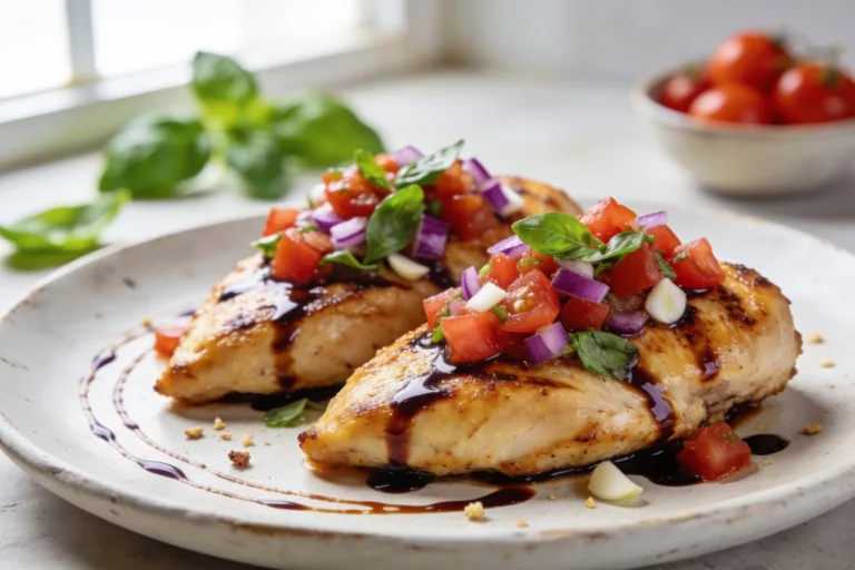 High Protein Bruschetta Chicken