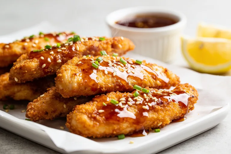 High Protein Honey Garlic Chicken Tenders