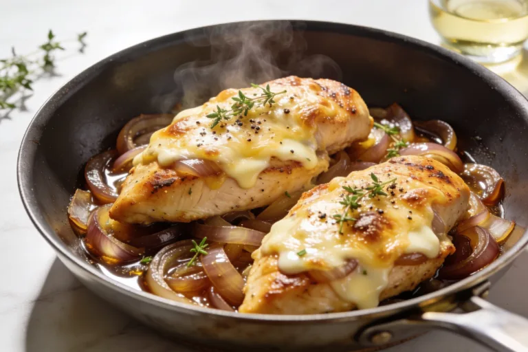 High Protein French Onion Chicken Breast