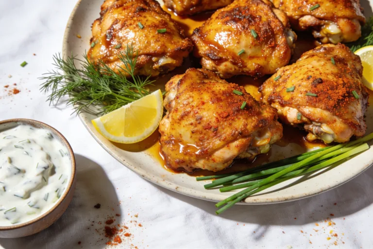 High Protein Ranch Chicken Thighs