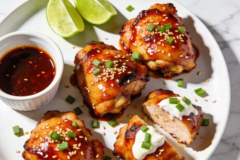 High Protein Sweet Chili Chicken Thighs