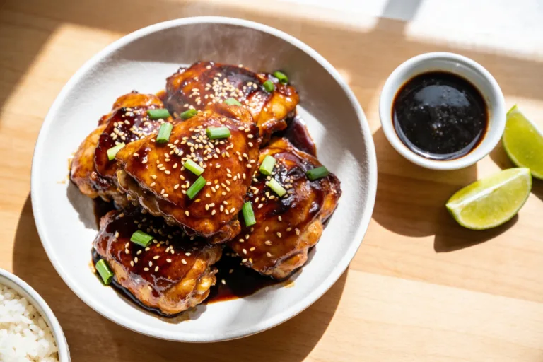 High Protein Teriyaki Chicken Thighs