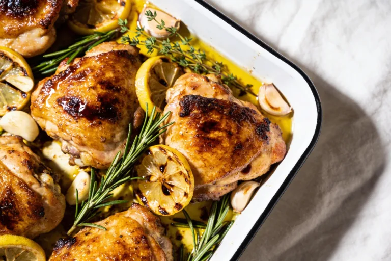 High Protein Italian Chicken Thighs