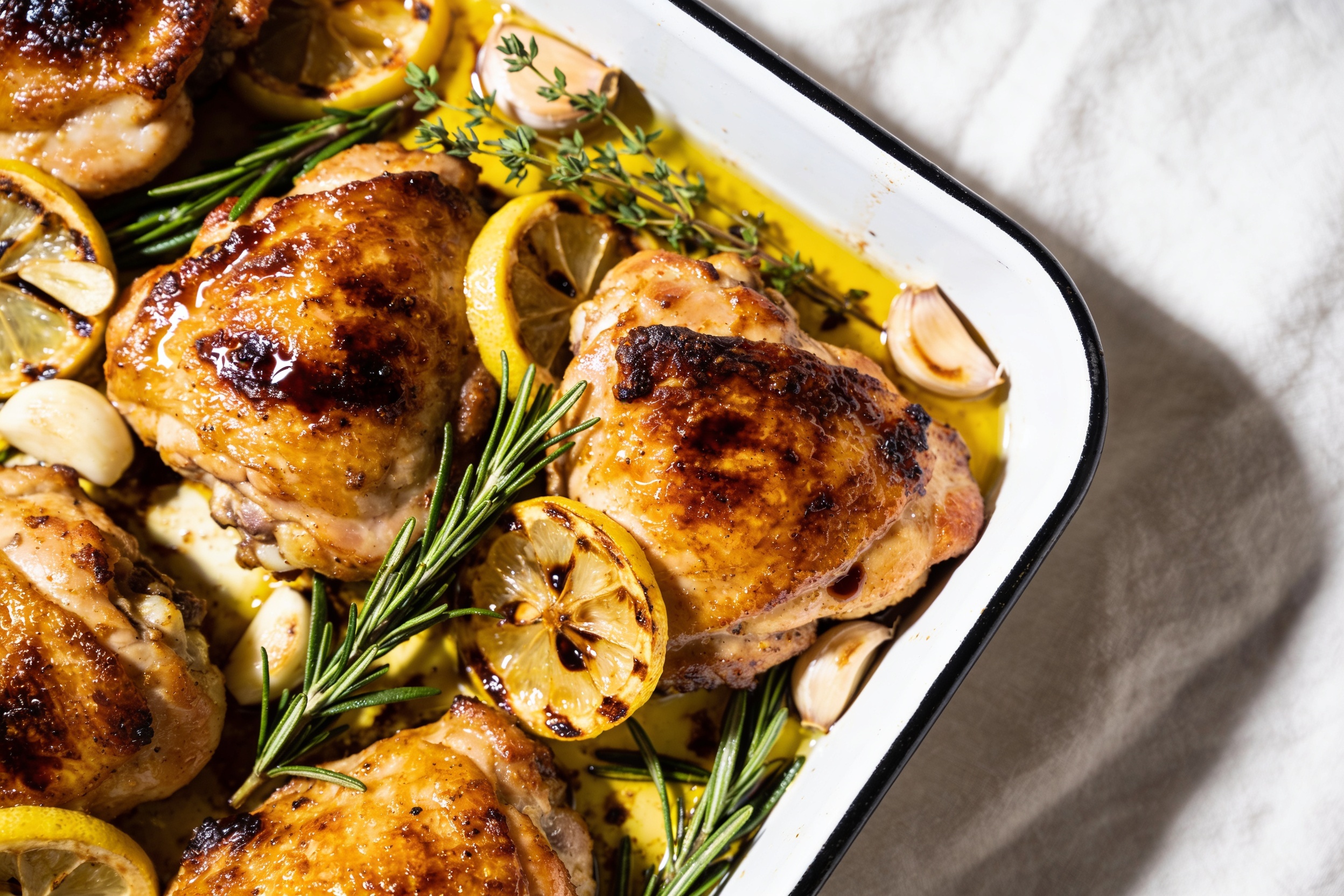 High Protein Italian Chicken Thighs
