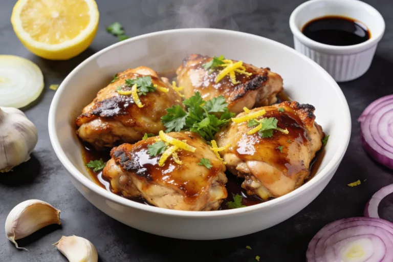 High Protein Slow Cooker Chicken Thighs