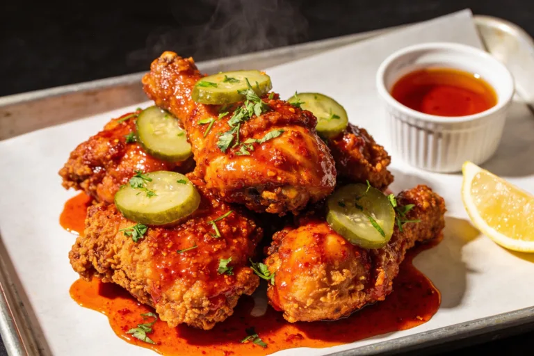 High Protein Nashville Hot Chicken Thighs