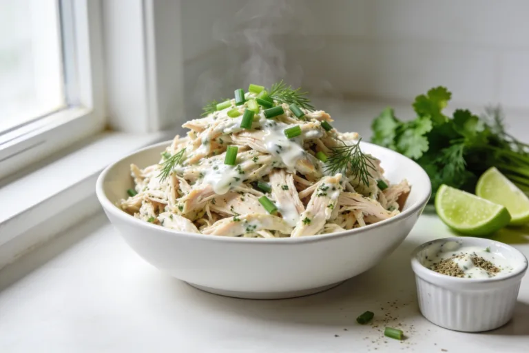 High Protein Crockpot Ranch Chicken