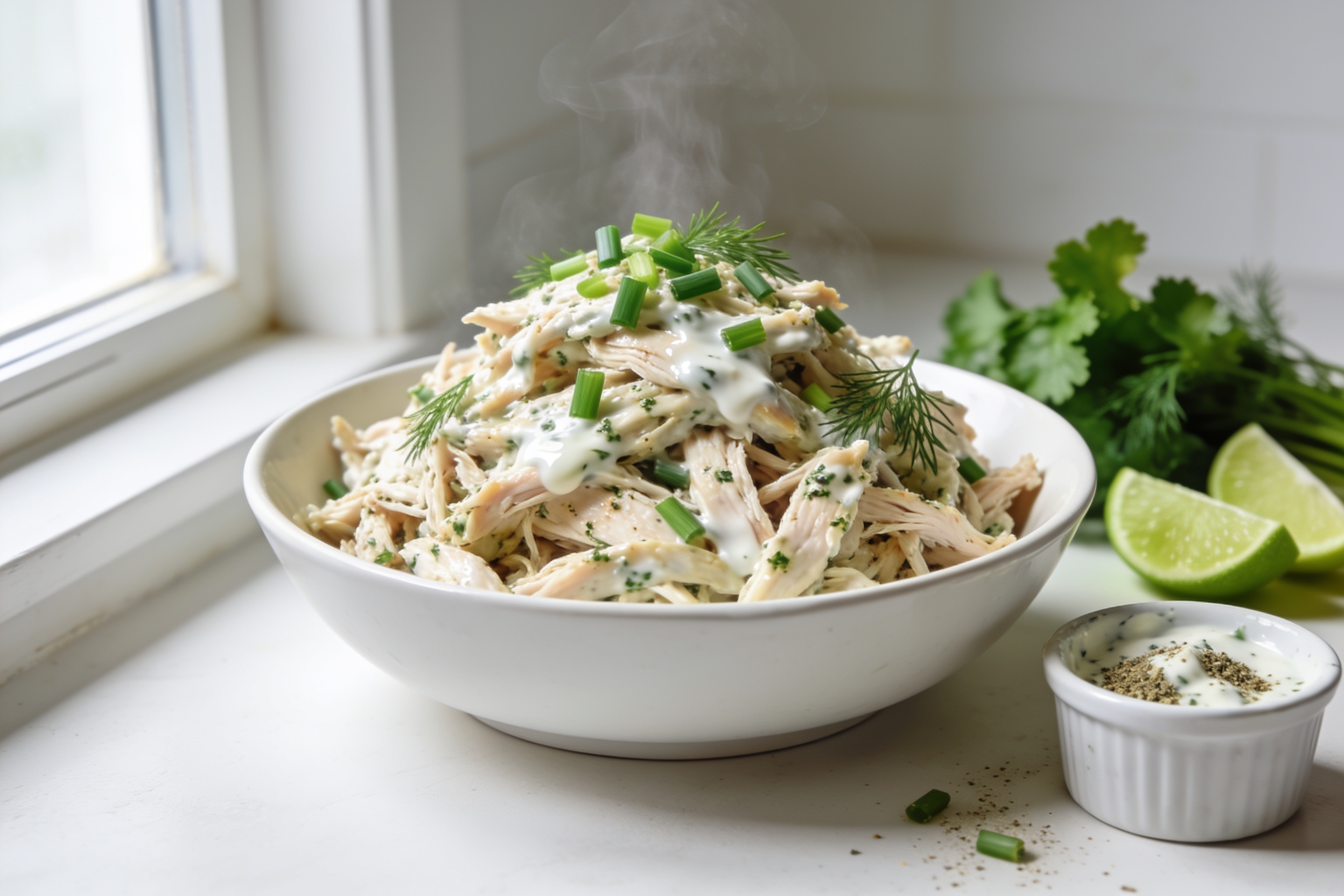 High Protein Crockpot Ranch Chicken