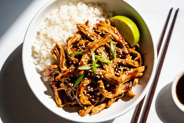 High Protein Crockpot Teriyaki Chicken