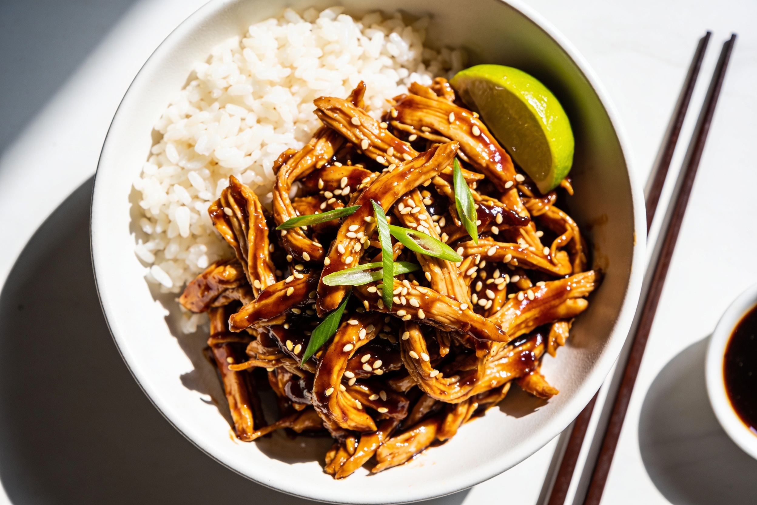 High Protein Crockpot Teriyaki Chicken