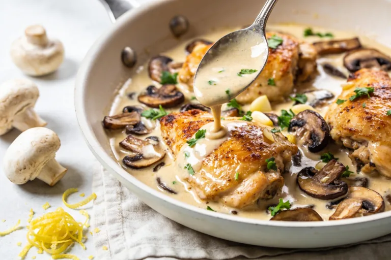 Creamy Mushroom Chicken Skillet