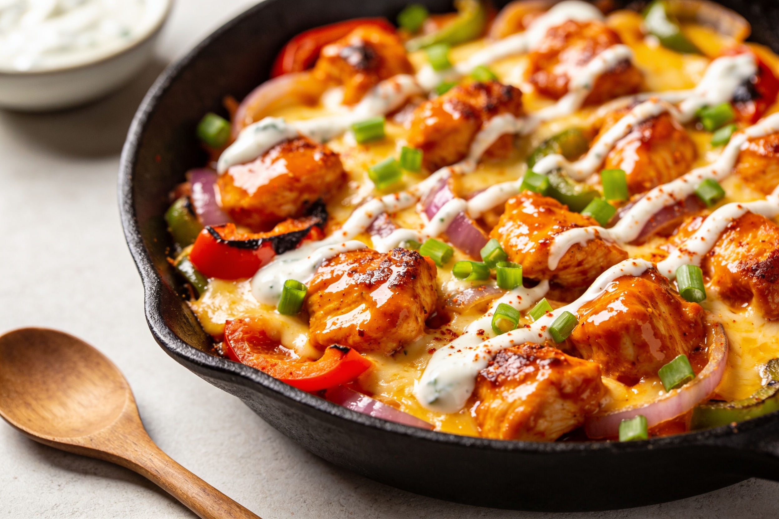 Buffalo Ranch Chicken Skillet