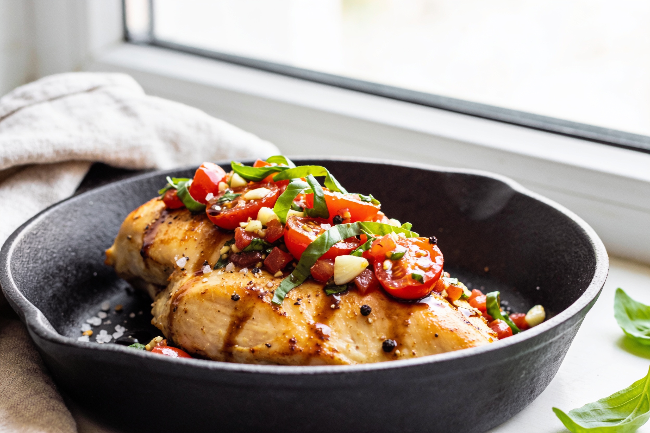 Bruschetta Chicken Skillet