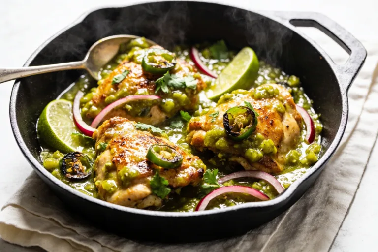 Salsa Verde Chicken Skillet