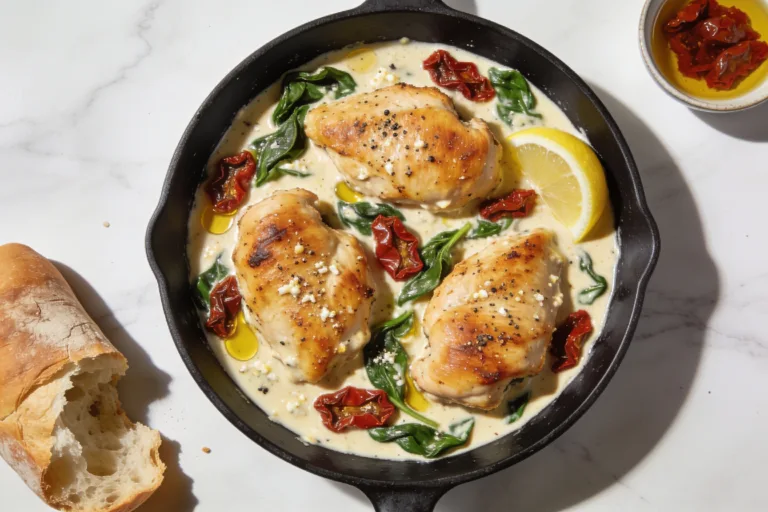 Sun-Dried Tomato Chicken Skillet