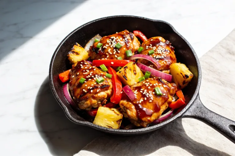 Pineapple Teriyaki Chicken Skillet