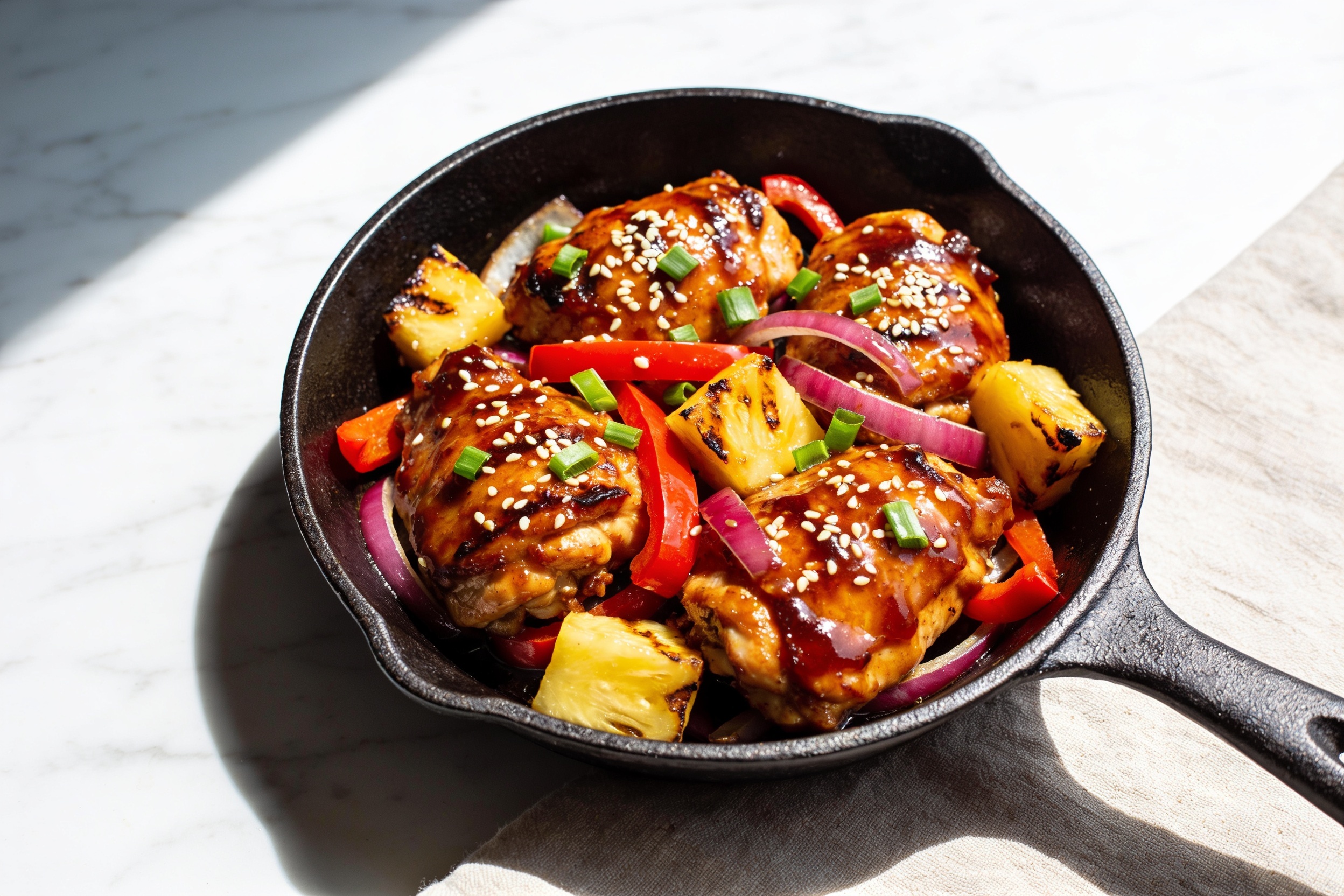 Pineapple Teriyaki Chicken Skillet