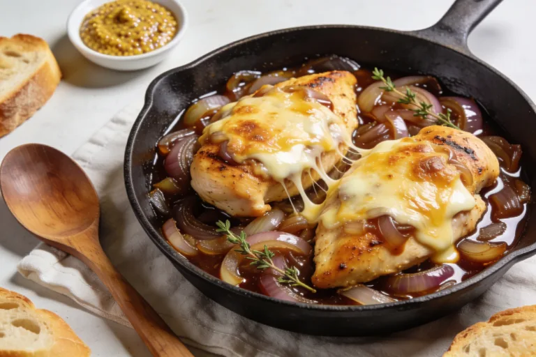 French Onion Chicken Skillet