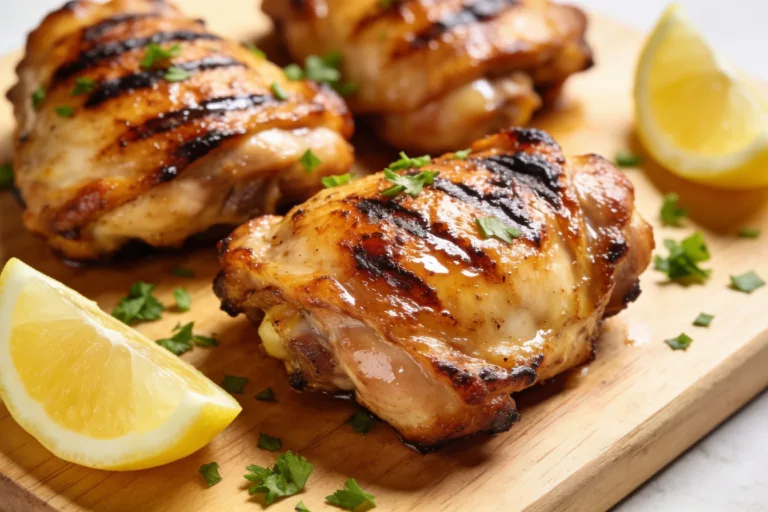 High Protein Grilled Chicken Thighs