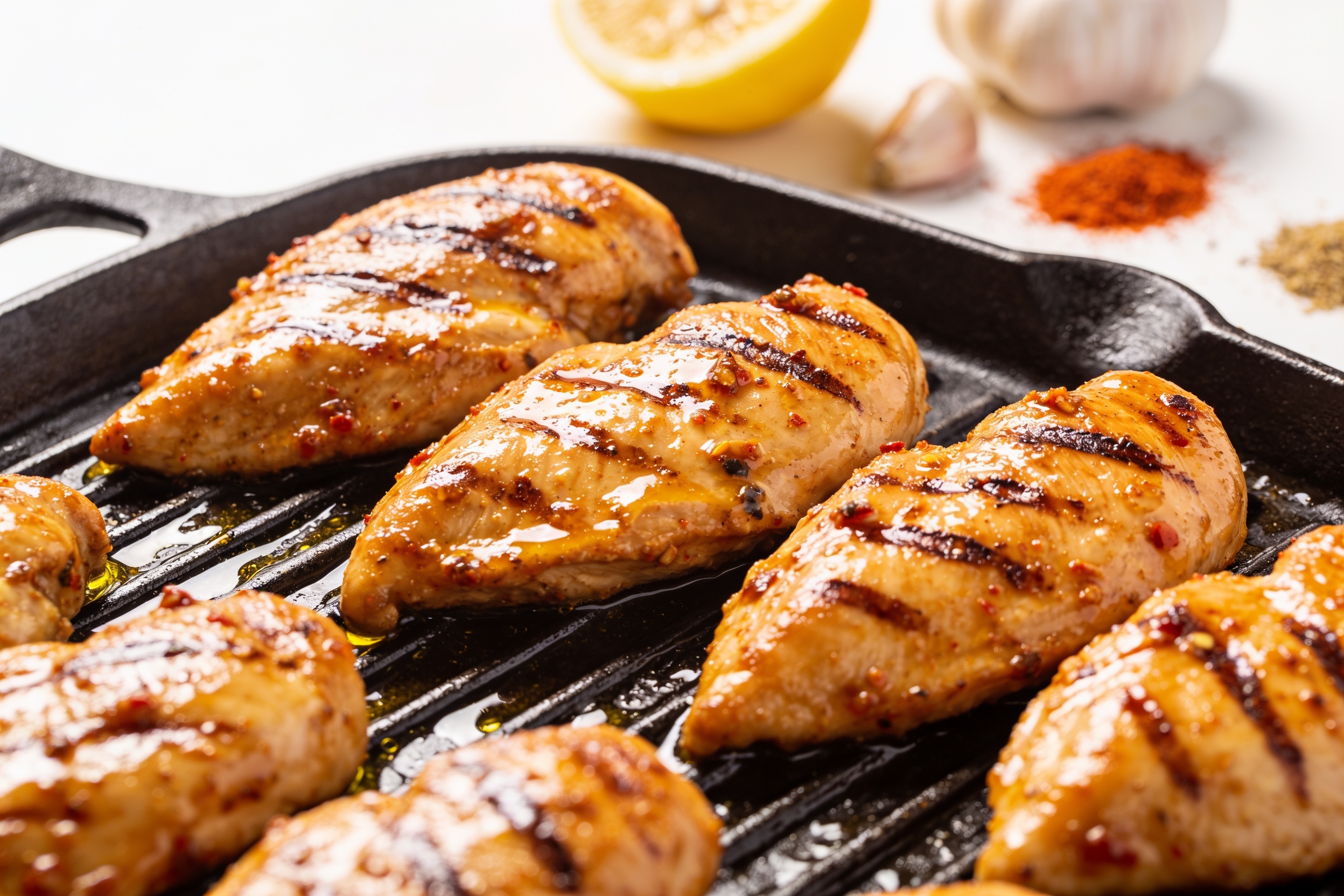 High Protein Marinated Grilled Chicken