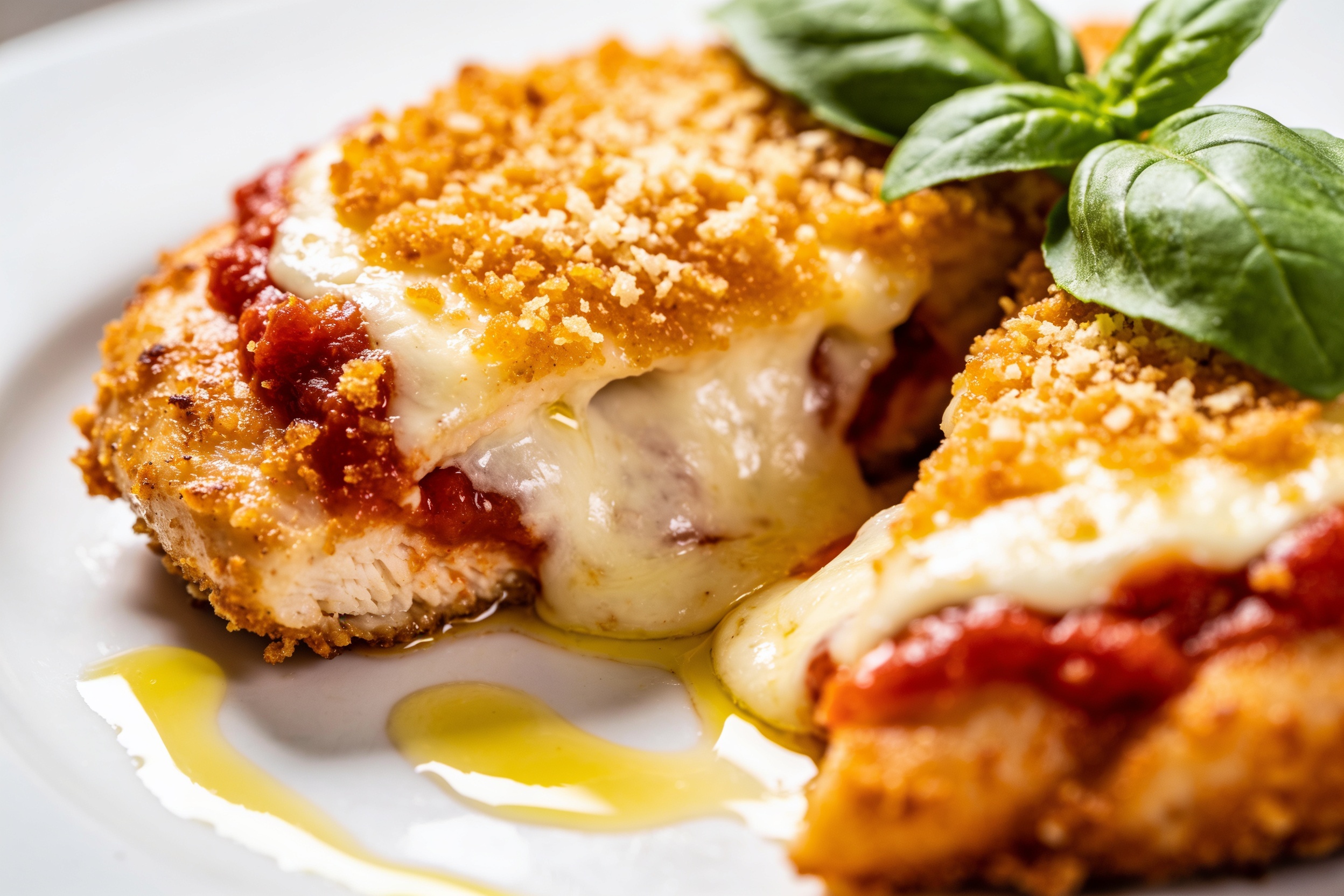 High Protein Grilled Chicken Parmesan