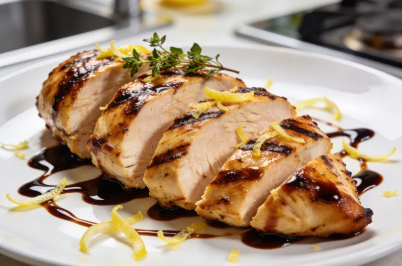 High Protein Balsamic Grilled Chicken