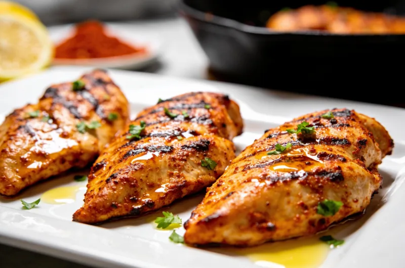 High Protein Cajun Grilled Chicken