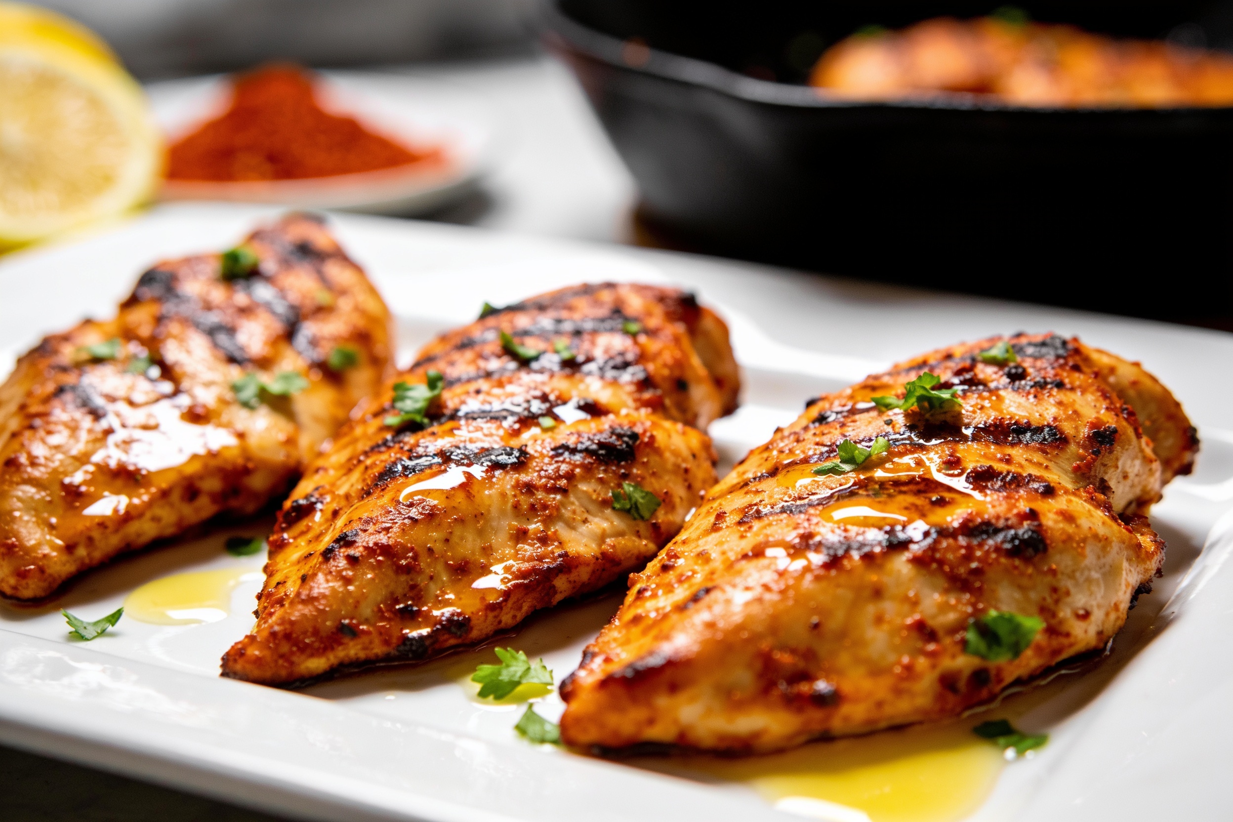 High Protein Cajun Grilled Chicken
