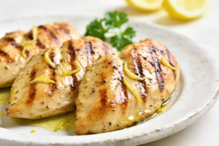 High Protein Lemon Pepper Grilled Chicken
