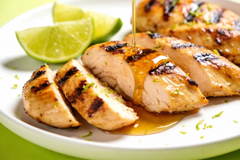 High Protein Honey Lime Grilled Chicken
